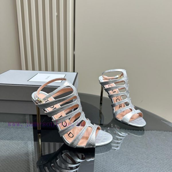 The mostIns hot series, Tomford metal texture decoration with empty high heels2024 Milan Fasl8ymej1d - Image 6