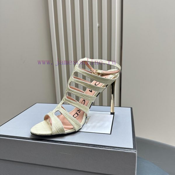 The mostIns hot series, Tomford metal texture decoration with empty high heels2024 Milan Fasalthu0ry - Image 5
