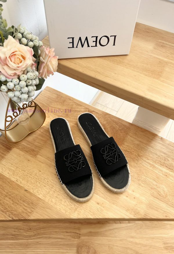 ~LOEWE purchasing grade 2024 early spring new slippers fisherman shoes, comfortable, lightwemfyd4grp - Image 3