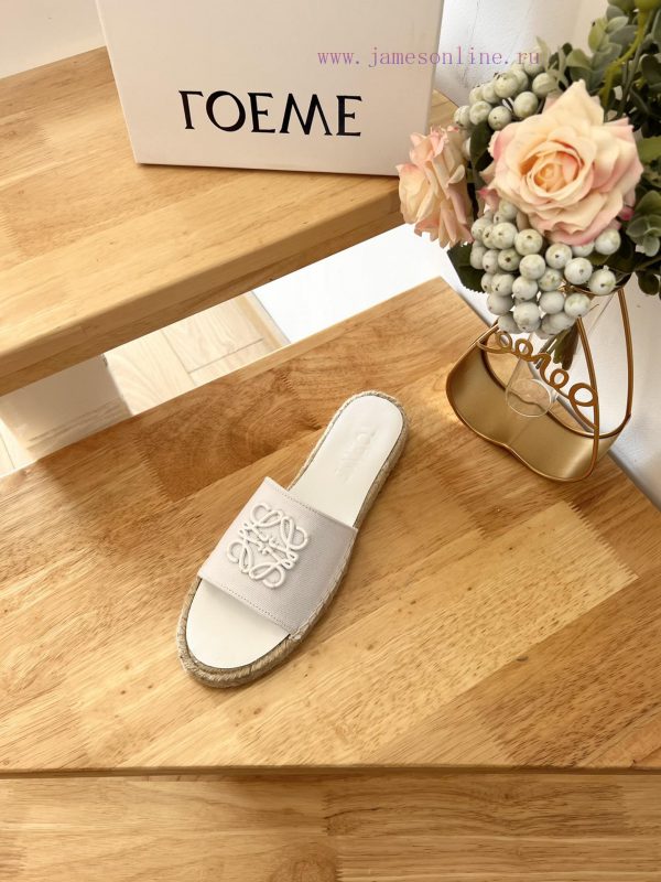 ~LOEWE purchasing grade 2024 early spring new slippers fisherman shoes, comfortable, lightwesjt9pcgf - Image 6