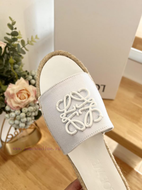 ~LOEWE purchasing grade 2024 early spring new slippers fisherman shoes, comfortable, lightwesjt9pcgf - Image 9