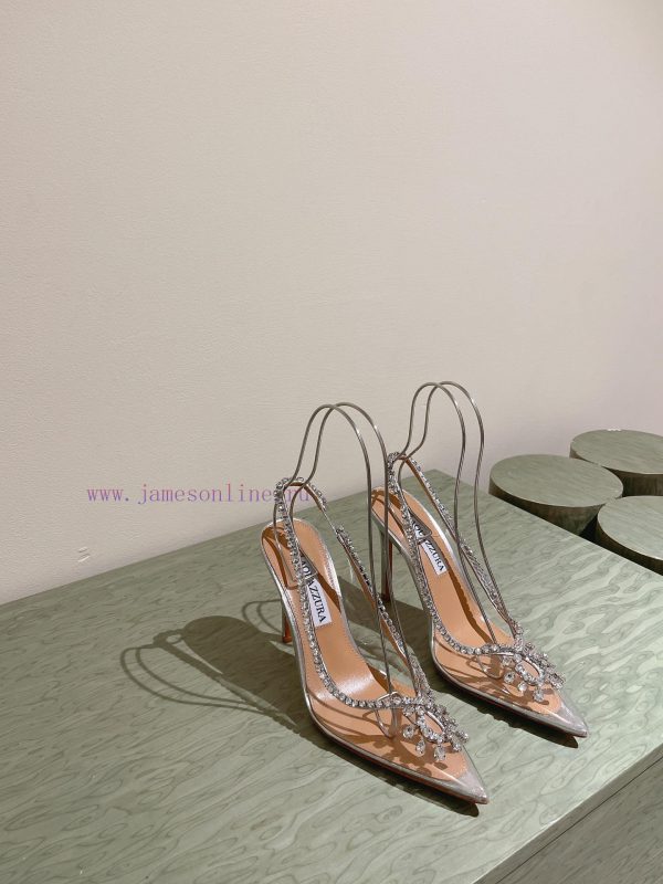 | ²⁰²4 ??  ??AQUAZZUR * Pineapple early spring new fairy fashion shoes series, a large numbflaxpans - Image 8