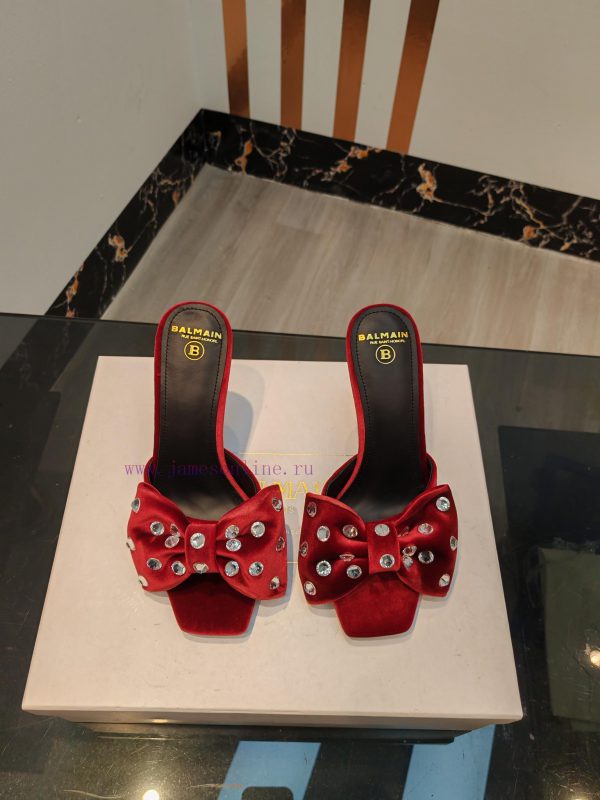 Out, ??? * ??? Balman 2024 Spring/Summer Fashion Show Original Korean Velvet Diamond High Her7o47mo7