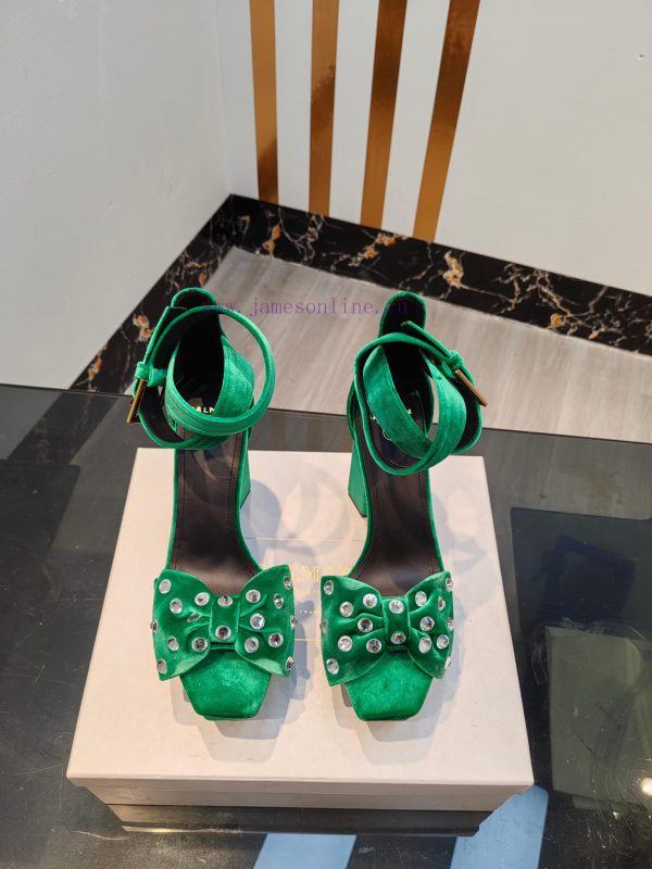 Out, ??? * ??? Balman 2024 Spring/Summer Fashion Show Original Korean Velvet Diamond High Hecgio2z7e