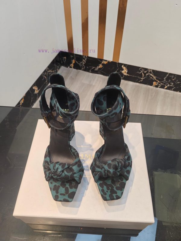 Out, Balmain 2024 Spring/Summer Fashion Show Original High Heel SandalsBrand Balmain ???????tjyhtcz4