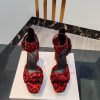 Out, Balmain 2024 Spring/Summer Fashion Show Original High Heel SandalsBrand Balmain ???????fenc637z