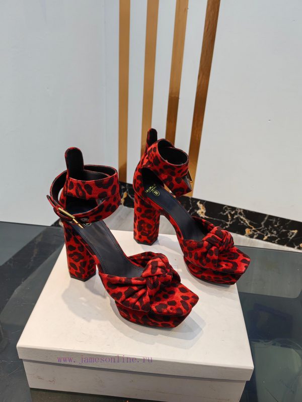 Out, Balmain 2024 Spring/Summer Fashion Show Original High Heel SandalsBrand Balmain ???????fenc637z - Image 3