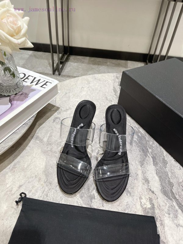 Alexander Wang King's 24 Spring/Summer New Product King Lolita High Heels Open Film Diamond g0xwc35k