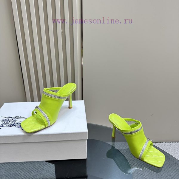 BURBERRY | SS24 Women's New SandalsShoe upper sandals, made of glossy leather fabric and feasq4mmg4h - Image 7