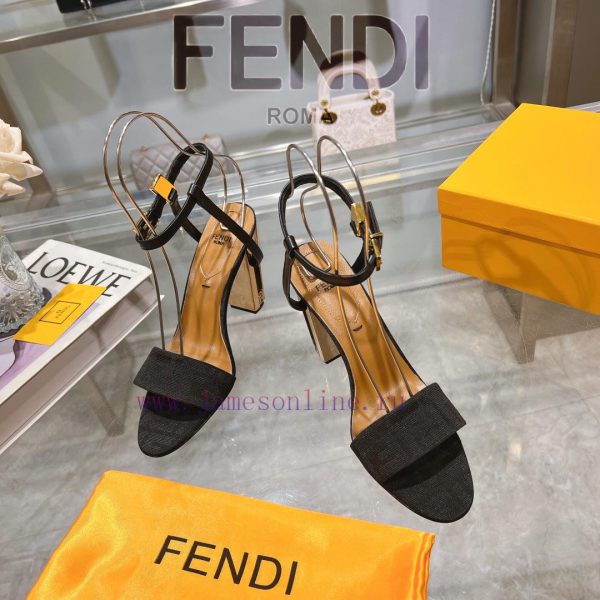 ② ⓪②④ ????? | Fen... di Delfina strap metal heel high heels sandals〰 〰    〰 〰 Genuine leathe62vnpy6n - Image 3