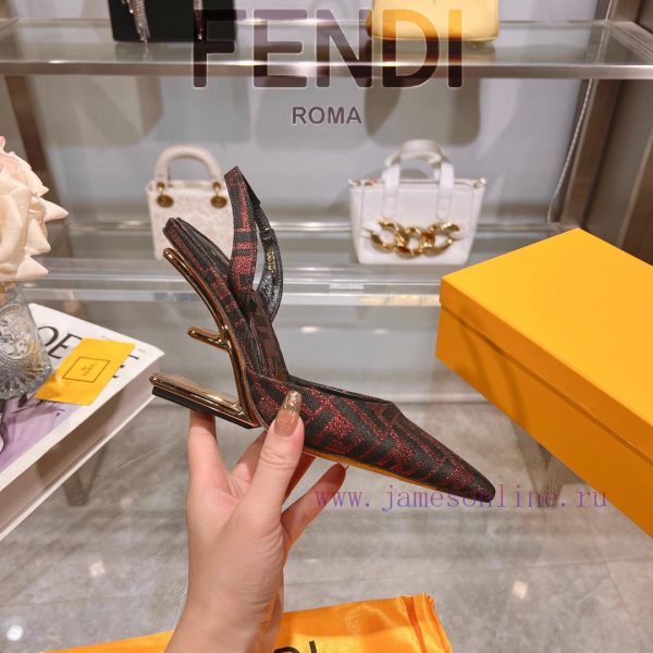 ② ⓪②④ Fen.di Frist series open heel shoes_____________________One to one original productiontorp6hjs - Image 7