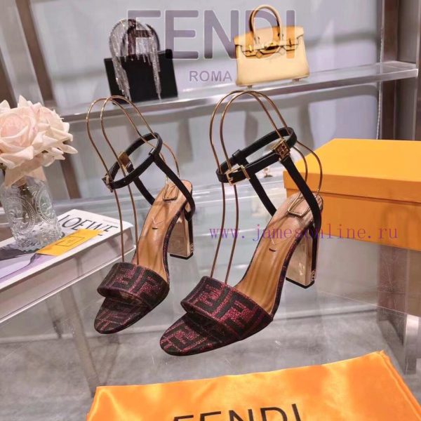 ② ⓪②④ ????? | Fen... di Delfina strap metal heel high heels sandals〰 〰    〰 〰 Genuine leathepan34iaz - Image 4