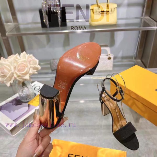 ② ⓪②④ ????? | Fen... di Delfina strap metal heel high heels sandals〰 〰    〰 〰 Genuine leathe62vnpy6n - Image 10