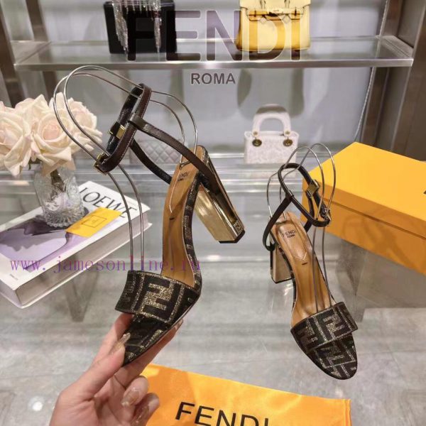 ② ⓪②④ ????? | Fen... di Delfina strap metal heel high heels sandals〰 〰    〰 〰 Genuine leathen08cniys - Image 5