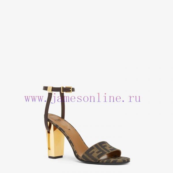 ② ⓪②④ ????? | Fen... di Delfina strap metal heel high heels sandals〰 〰    〰 〰 Genuine leatheps9x1jxb