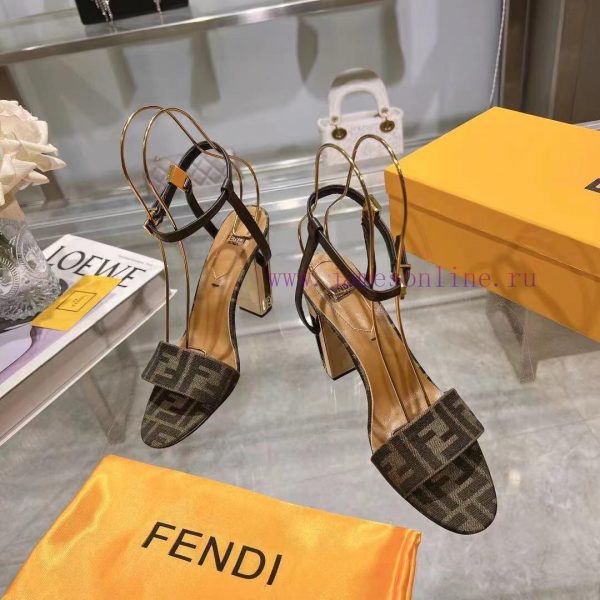 ② ⓪②④ ????? | Fen... di Delfina strap metal heel high heels sandals〰 〰    〰 〰 Genuine leatheps9x1jxb - Image 6