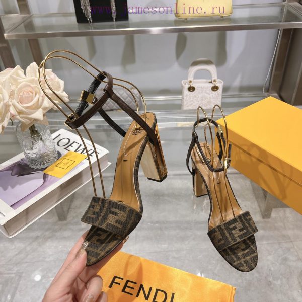 ② ⓪②④ ????? | Fen... di Delfina strap metal heel high heels sandals〰 〰    〰 〰 Genuine leatheps9x1jxb - Image 8