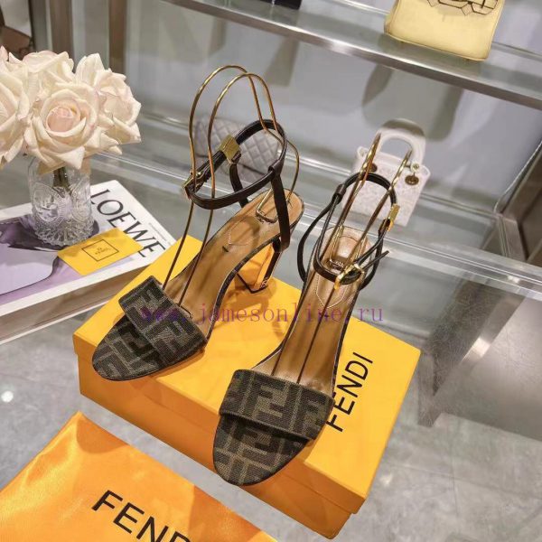 ② ⓪②④ ????? | Fen... di Delfina strap metal heel high heels sandals〰 〰    〰 〰 Genuine leatheps9x1jxb - Image 9