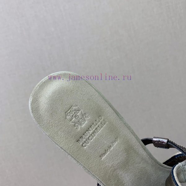 The classic inspiration of BRUNELL CUCINELL rear air sandals defines the modern and elegant tll0d1p3 - Image 8