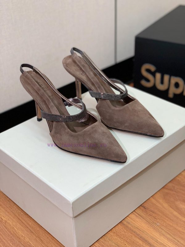 The classic inspiration of BRUNELL CUCINELL rear air sandals defines the modern and elegant 57d00f03 - Image 9