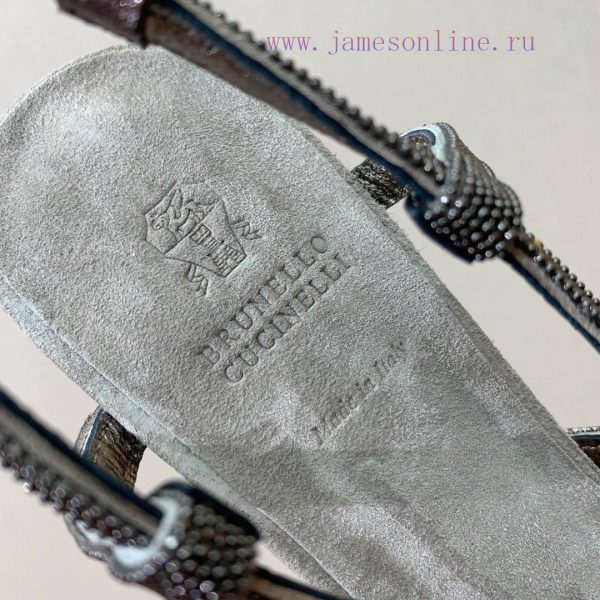 The classic inspiration of BRUNELL CUCINELL rear air sandals defines the modern and elegant h5drgtty - Image 8