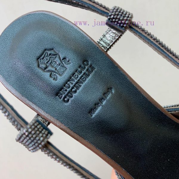 The classic inspiration of BRUNELL CUCINELL rear air sandals defines the modern and elegant 6l4i3te3 - Image 10