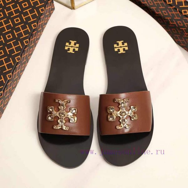 19818-2 Toribechi Flat Dragged Sandals, made of cowhide fabric, available in black, burgundy761l0wha