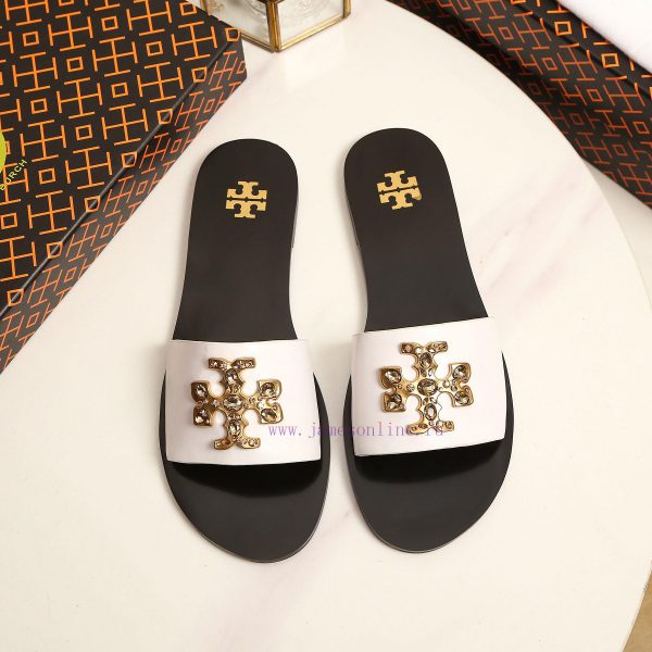 19818-2 Toribechi Flat Dragged Sandals, made of cowhide fabric, available in black, burgundy6spxqhqr - Image 3