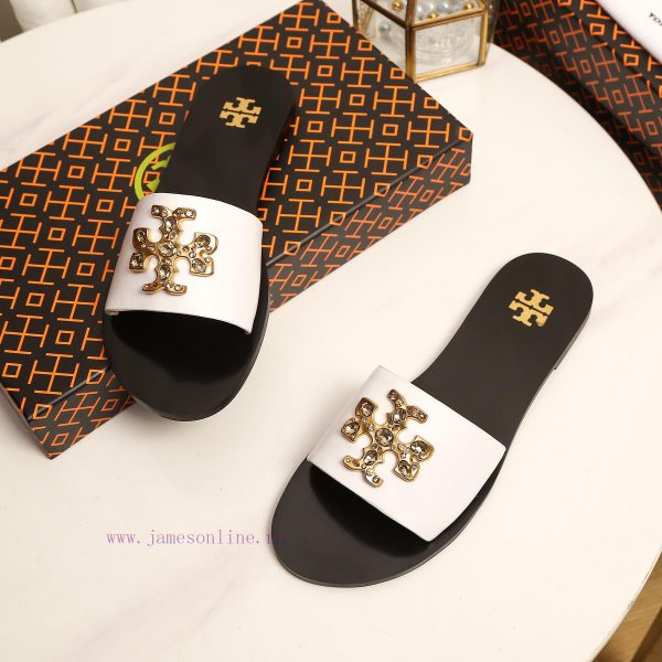 19818-2 Toribechi Flat Dragged Sandals, made of cowhide fabric, available in black, burgundy6spxqhqr - Image 10