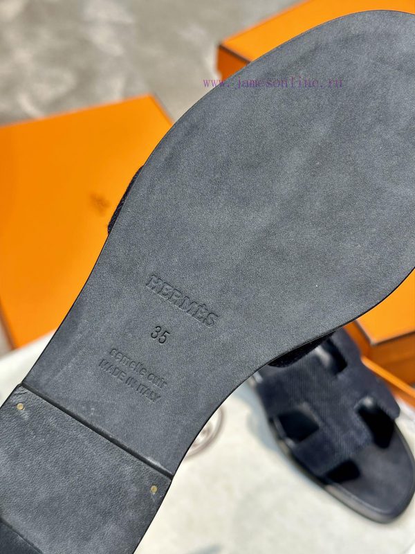 Top qualityherme…s ss24 new arrival～H Home Classic Oran Slippers 24 New ColorsThe color schekx57npji - Image 7
