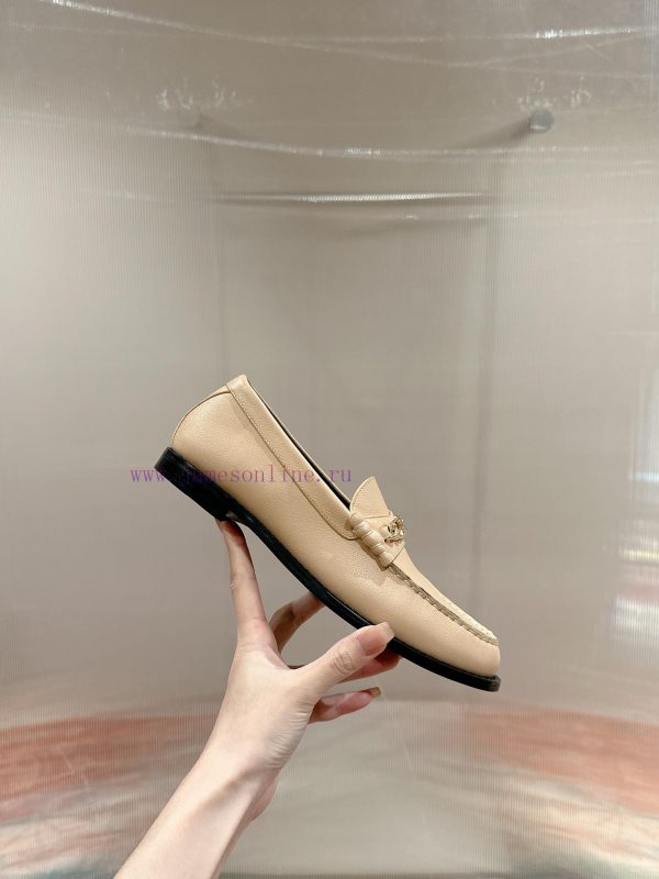 ️ CELINE Sillin Lefu shoes Caesar door buckle series casual small leather shoes are super sux1qbiwii - Image 6