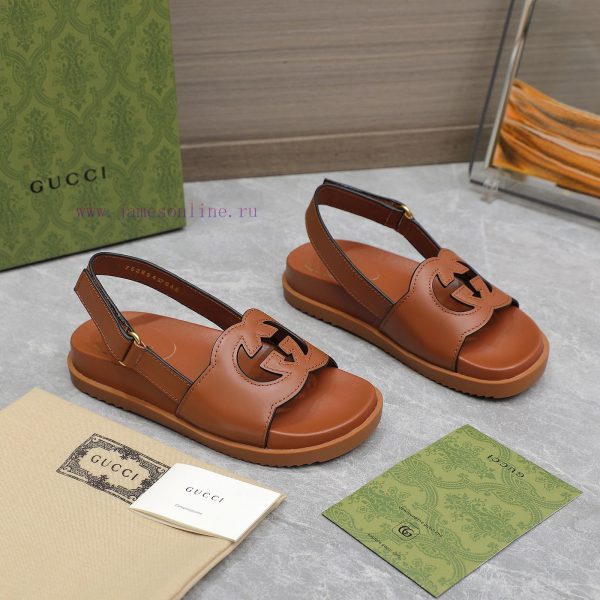 [Celebration] [Celebration] GUCCi2024 Early Spring Series GG Classic Genuine Leather Beach Sz71jpx1u
