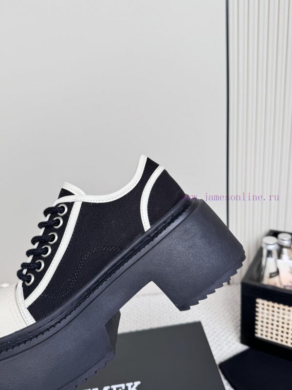SMFK China-Chic Tide's latest popular cross flower big head thick soled derby shoesVersatilessid5822 - Image 8