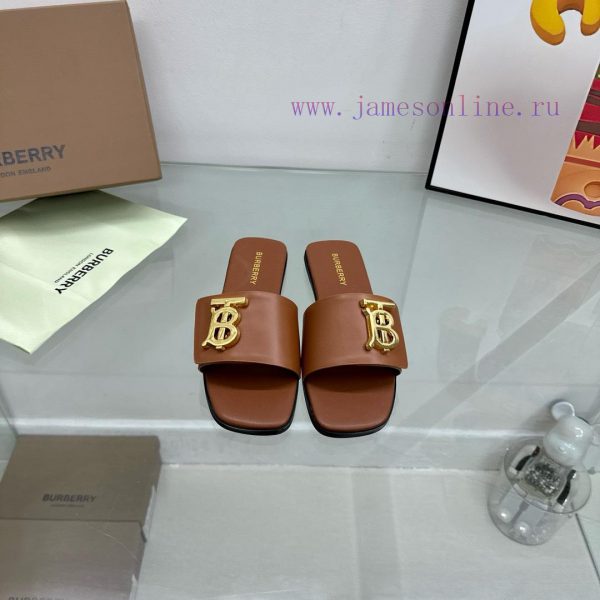 New product launched Burberry flat slippersChannel goods vulcanization must be consistent whal8i1nct