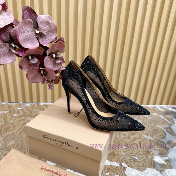 Top Gianvit Ross 2024 Early Spring Synchronized New Mesh Hot Diamond Gradient DiamondA delicu690wwm1