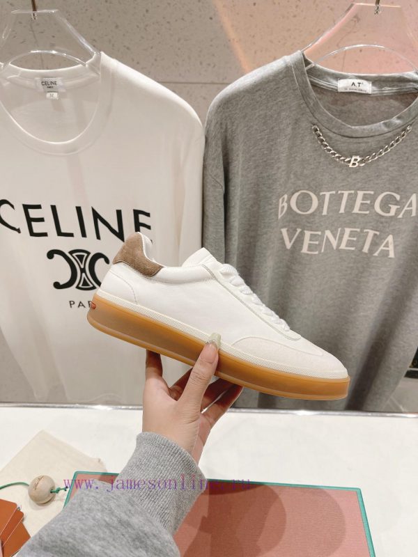 Couple style, new release Loro Pian * (same as official website) classic lace up casual shoejpis2po1 - Image 4
