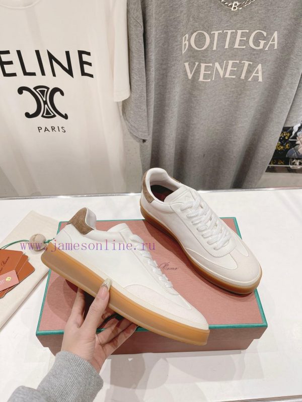 Couple style, new release Loro Pian * (same as official website) classic lace up casual shoejpis2po1 - Image 6