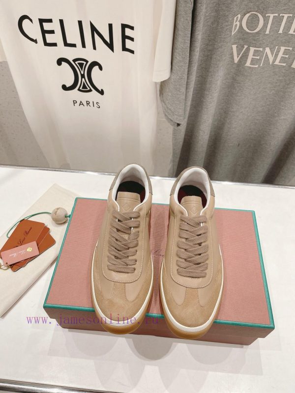 Couple style, new release Loro Pian * (same as official website) classic lace up casual shoev5qsl8u9