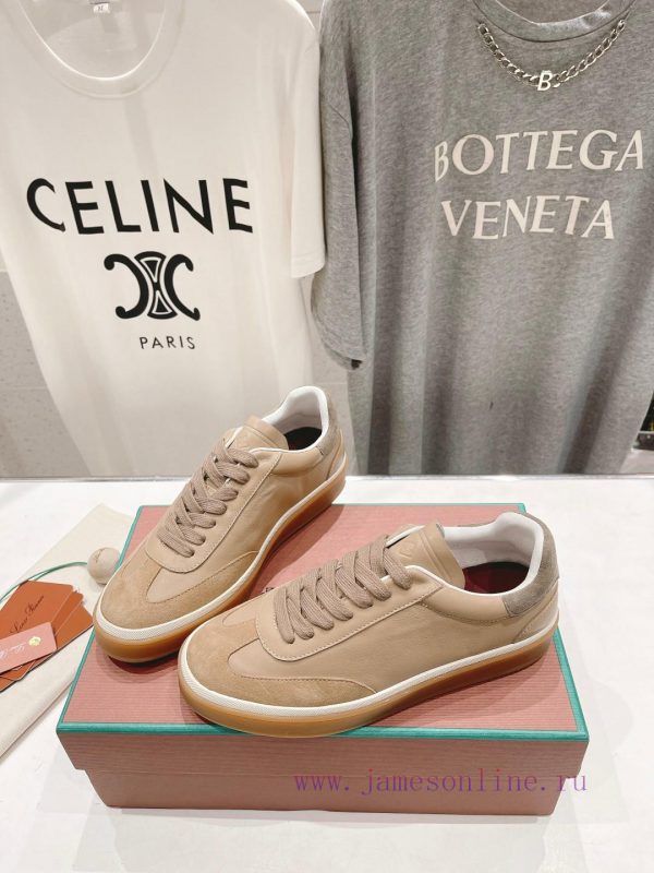 Couple style, new release Loro Pian * (same as official website) classic lace up casual shoev5qsl8u9 - Image 5