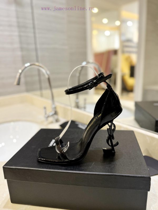 Direct sales of "SAINT LAURENT" YSL letter metal buckle baked paint YSL letter and high-heelvpbu27z3 - Image 4