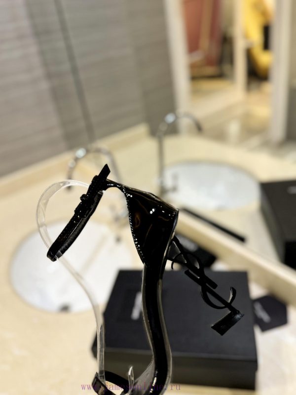 Direct sales of "SAINT LAURENT" YSL letter metal buckle baked paint YSL letter and high-heelvpbu27z3 - Image 8