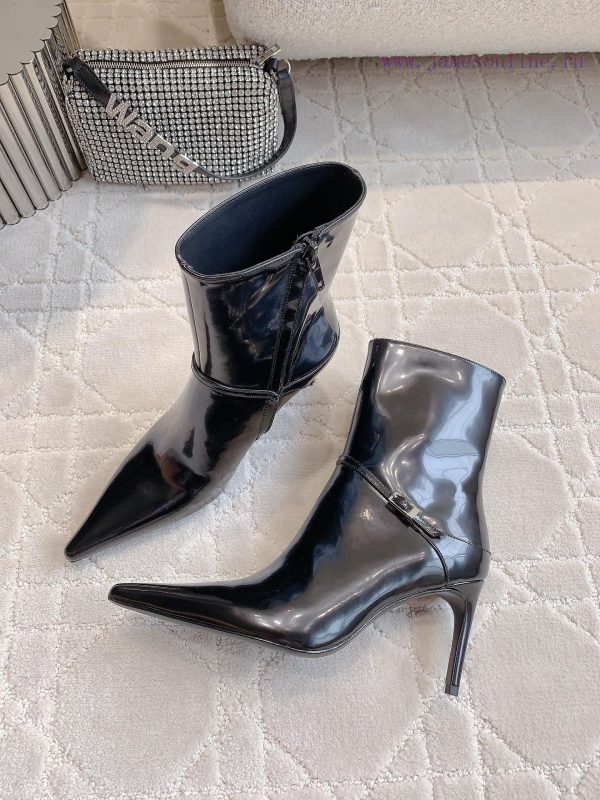 YSL's new high-heeled short boots were originally purchased and developed as a versatile sli7mwf3i3u - Image 6