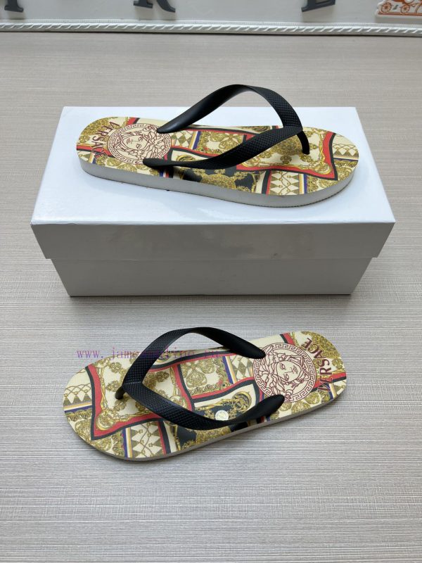 Versace New Men's Casual Slippers Series 11 Review Global Limited Edition Upper Made of Impost4u7d0a - Image 5