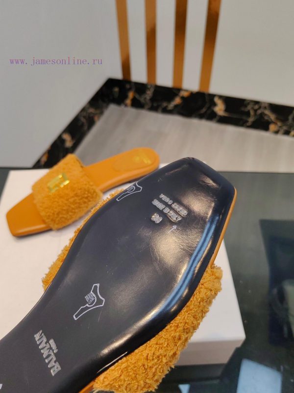 Out, Balmain 2024 Spring/Summer Fashion Flat SlippersBrand Balmain ??????? by French fashion0uj1fxki - Image 7