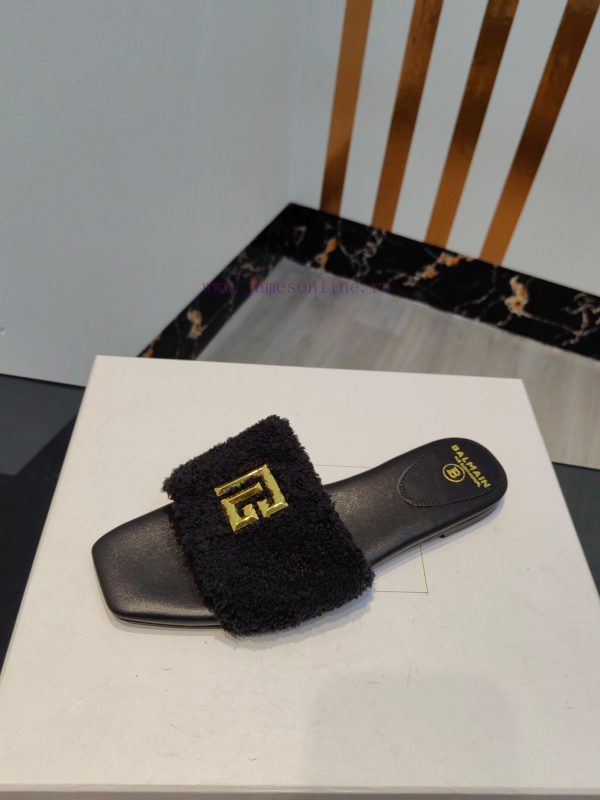 Out, Balmain 2024 Spring/Summer Fashion Flat SlippersBrand Balmain ??????? by French fashionvmwzzw5t - Image 10