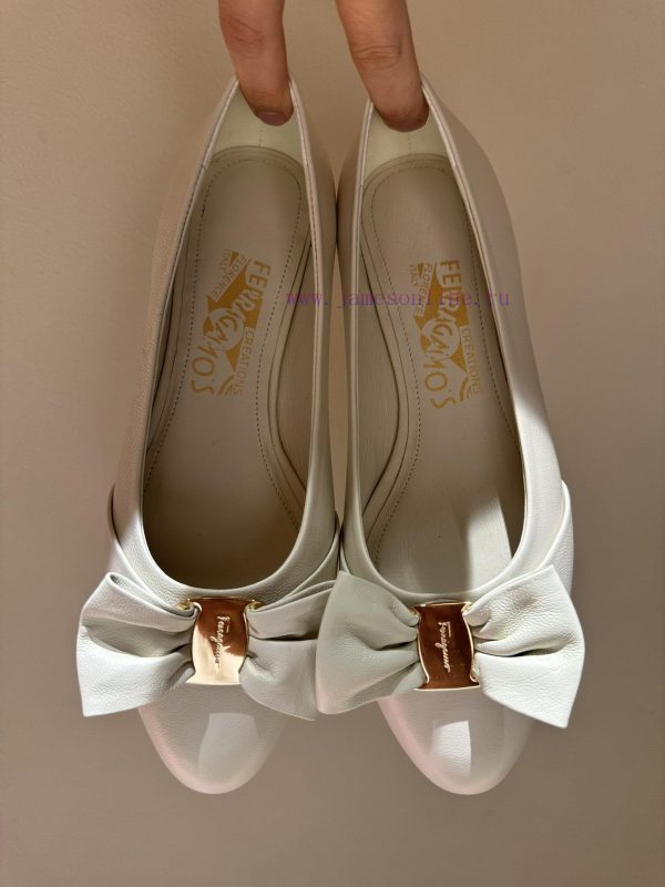 FERRAGAM * 24/Early Spring New Ferragamo Flat Single Shoes, this year's hot bow paired with q4cxq52v - Image 11