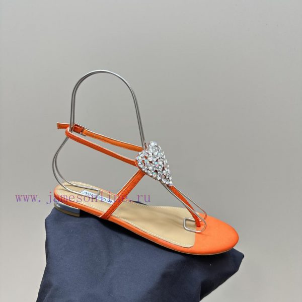 The mostAQUAZURA Flat Bottom Big Pineapple Water Diamond Mesh Decorative High Heels2024 spri76yrq15t - Image 8
