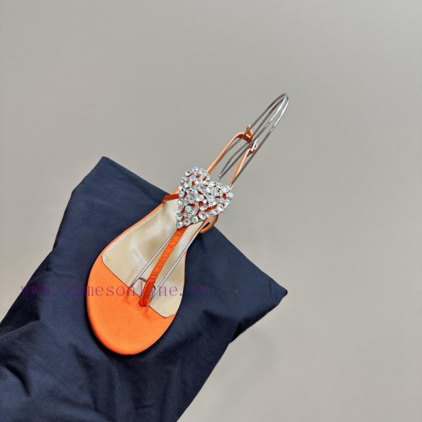 The mostAQUAZURA Flat Bottom Big Pineapple Water Diamond Mesh Decorative High Heels2024 spri76yrq15t - Image 9