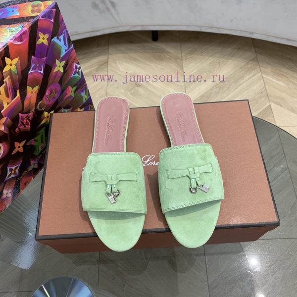 Loro Pia * a slippers are made of top-notch Italian cashmere, retro elegant, low-key, luxuricmdyscpe