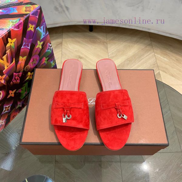 Loro Pia * a slippers are made of top-notch Italian cashmere, retro elegant, low-key, luxuri02e64zp4